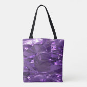 Sweet MIMI Royal Paarse & Gouden Paarse Folie Tote Bag (Achterkant)