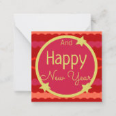 Sweet Mini Christmas Paper Note Kaart Notitiekaartje (Achterkant)