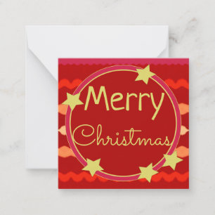 Sweet Mini Christmas Paper Note Kaart Notitiekaartje