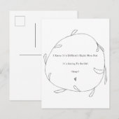 Sweet Minimalistic It's Going To Be OK Quote Card Briefkaart (Voorkant / Achterkant)