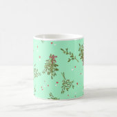 Sweet Mistletoe Hearts Kerstfeestmaal Patroon Koffiemok (Center)