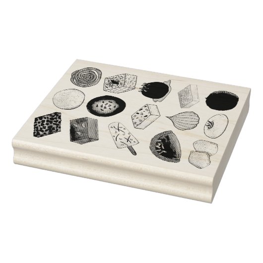 Sweet Mithais Indian Snoep Sweets Foodie Print Rubberstempel (Stempel)