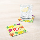 Sweet Mix Snoep Yellow Kartonnen Onderzetters (Insitu)