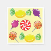 Sweet Mix Snoep Yellow Servet (Voorkant)