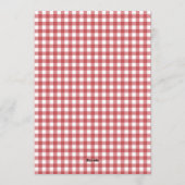 Sweet Mixed Berries Berry In Love Bridal Shower  Kaart (Achterkant)