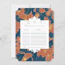 Sweet Mock Sinaasappels Flat Recept Kaart