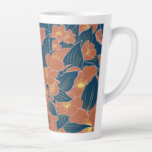 Sweet Mock-Sinaasappels Latte Mok (Rechts)