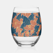 Sweet Mock-Sinaasappels Wijnglas Zonder Voet (Achterkant)