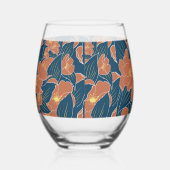 Sweet Mock-Sinaasappels Wijnglas Zonder Voet (Rechts)