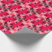 Sweet Modern candy abstract art Cadeaupapier (Hoek)