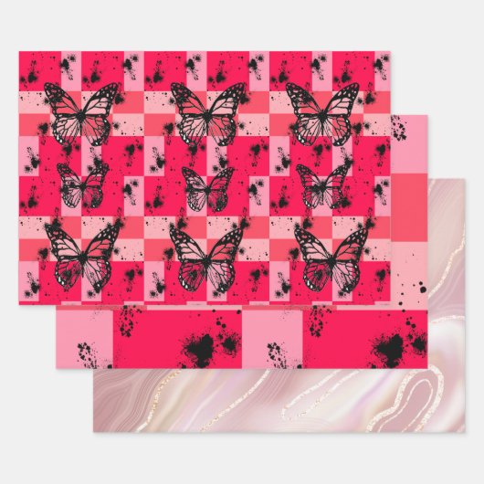 Sweet Modern candy abstract art Inpakpapier Vel (Set)