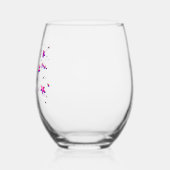 Sweet Modern Flower Design Wijnglas Zonder Voet (Links)