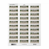 Sweet, Modern Kerstmis Etiket (Full Sheet)