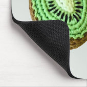Sweet Modern Minimal Green Crochet Kiwi Fruit Muismat (Hoek)