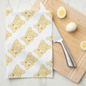 Sweet Modern Teddy Bear Baby shower Gifts Theedoek (Quarter Fold)