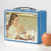 Sweet Modest Design – Girl Eating a Sandwich (In situ)