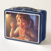 Sweet Modest Design – Jewish Girl Eating Pasta (Voorkant)