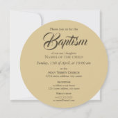 Sweet moeder en baby CC0978 Baptism Uitnodiging (Achterkant)