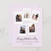 Sweet Moeder Kind Foto Collage Moederdag Card Kaart (Voorkant / Achterkant)