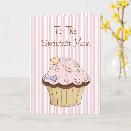 Sweet Moederdag Wenskaart Kaart (Gele Bloem)