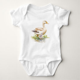 Sweet Momma Duck met Baby Ducklings, Baby Gift Romper