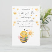 Sweet Mommy-to-Bee Daisy Baby shower Kaart (Staand voorkant)