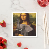 Sweet Mona Lisa houdt van Elephant Servetten (Insitu)