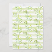 Sweet Monkey Boy Baby shower Uitnodiging (Achterkant)