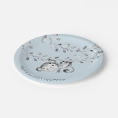 Sweet Monkey Boys Baby shower 7" Bord (Gekanteld)