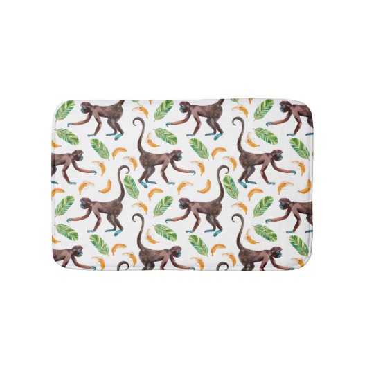 Sweet Monkeys Juggling Bananas Badmat (Voorkant)