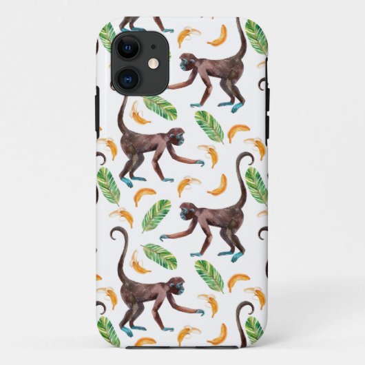 Sweet Monkeys Juggling Bananas Case-Mate iPhone Case (Achterkant)