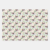 Sweet Monkeys Juggling Bananas Inpakpapier Vel (Voorkant)