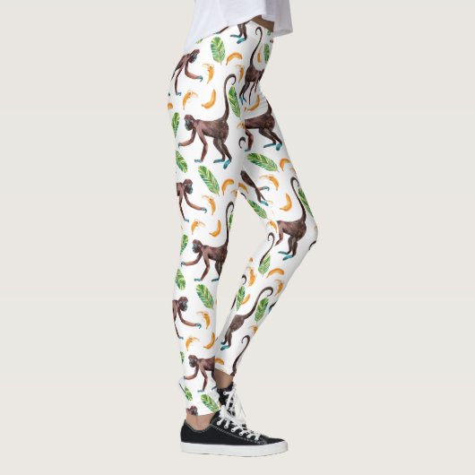 Sweet Monkeys Juggling Bananas Leggings (Rechts)