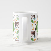 Sweet Monkeys Juggling Bananas | Monogram Grote Koffiekop (Achterkant)