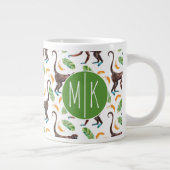 Sweet Monkeys Juggling Bananas | Monogram Grote Koffiekop (Rechts)