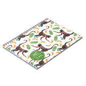 Sweet Monkeys Juggling Bananas | Monogram Notitieboek (Linkerzijde)