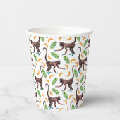 Sweet Monkeys Juggling Bananas Papieren Bekers (Links)