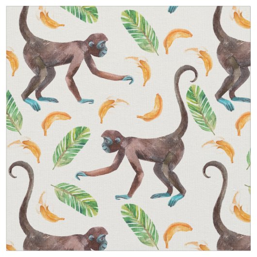 Sweet Monkeys Juggling Bananas Stof (Close Up)