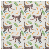 Sweet Monkeys Juggling Bananas Stof (Swatch)