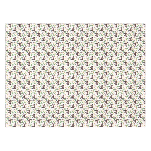 Sweet Monkeys Juggling Bananas Tafelkleed (Voorkant (Horizontaal))