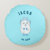 Sweet monster rond kussen (Voorkant)