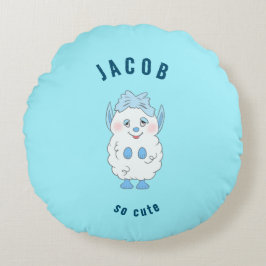 Sweet monster rond kussen