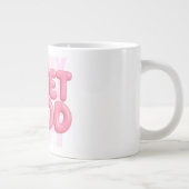 Sweet Mood Pink Bubble Lettering Schattigee esthet Grote Koffiekop (Rechts)
