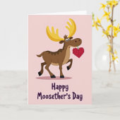 Sweet Moosethers Day Floral Card Kaart (Gele Bloem)
