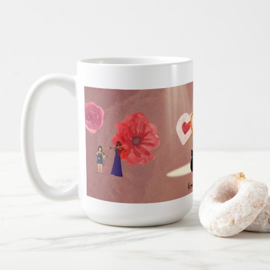 Sweet Morning voor Lovers Koffiemok (Met donut)