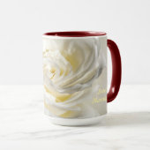 Sweet Mornings Custom Roos Coffee Mok EditorsPick (Voorkant rechts)