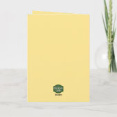 Sweet Mother Hen en Sleeping Chicks Moederdag Kaart (Achterkant)