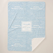 Sweet Mother’s Day Gift Hand Lettering Blanket Sherpa Deken (Voorkant)