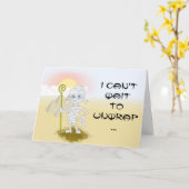 Sweet Mummy met hart en botervliegen Kaart (Gele Bloem)