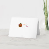 Sweet Mummy (vrouw) met hart en botervliegen Kaart (Achterkant)